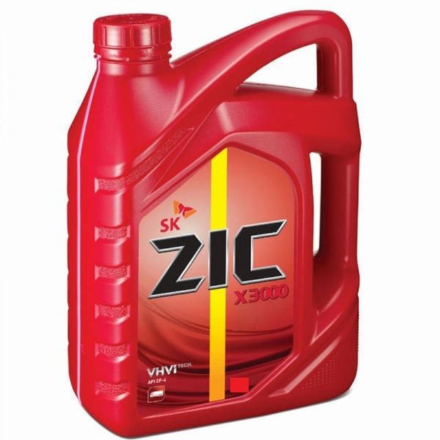 Масло моторное ZIC X3000 10/30 API CH-4 (6 л.) — оптом