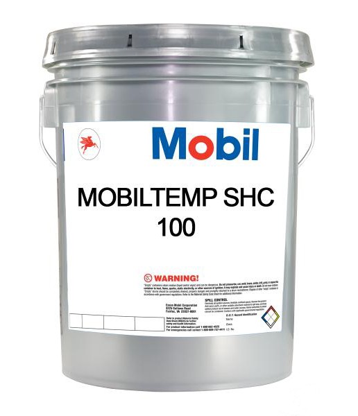Смазка высокотемпературная пластичная Mobil Mobiltemp SHC 100 NLGI 2 (18 кг.) — оптом