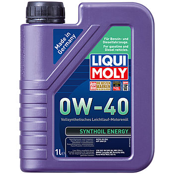 Масло моторное Liqui Moly Synthoil Energy 0/40 API SM (1 л.) — оптом
