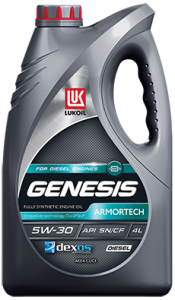Масло моторное Лукойл GENESIS ARMORTECH DIESEL 5/30 API CF/SN (4 л.)