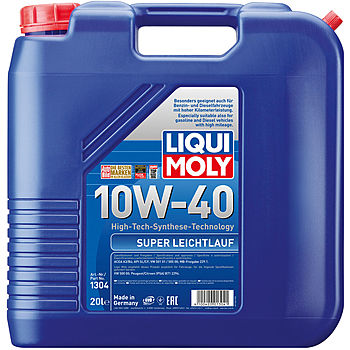 Масло моторное Liqui Moly Super LeichtLauf 10/40 API SN (20 л.) — оптом