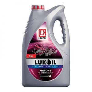 Масло моторное Лукойл МОТО 4Т 5/40 API SL (4 л.)