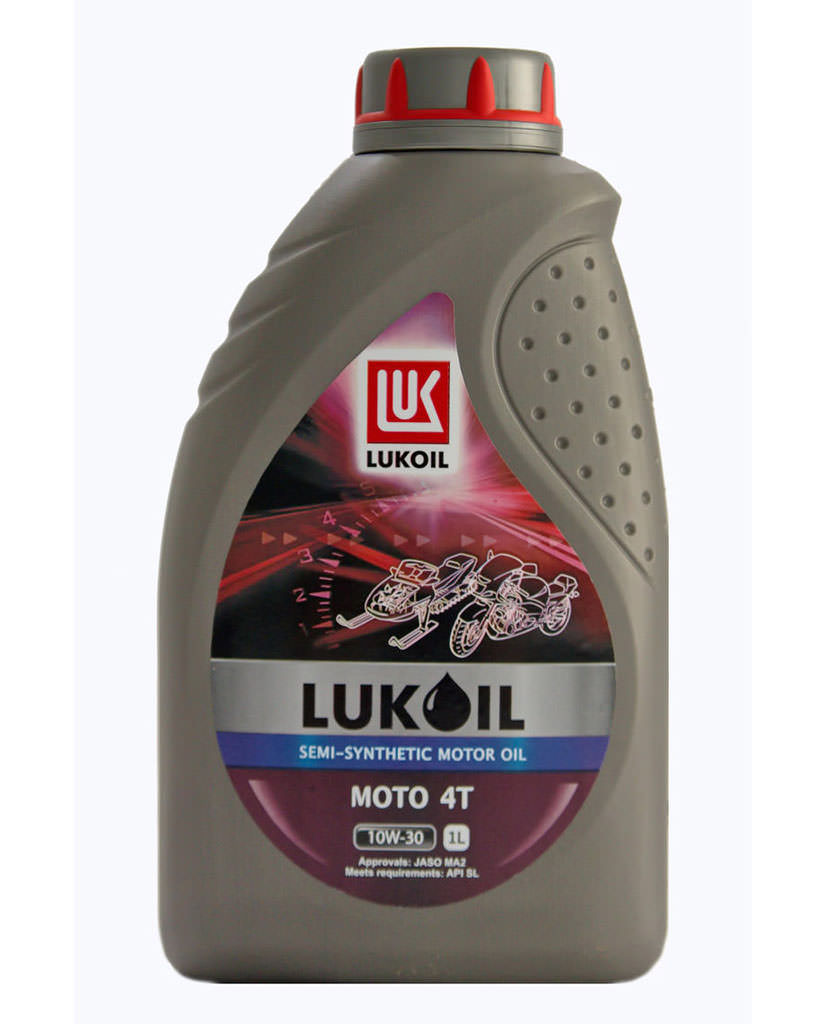 Масло моторное Лукойл МОТО 4Т 10/30 API SL (1 л.) — оптом