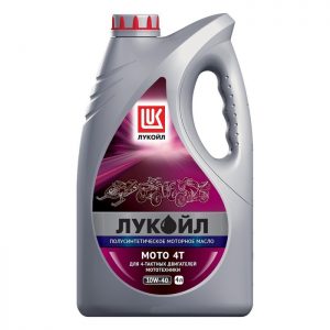 Масло моторное Лукойл МОТО 4Т 10/40 API SL (1 л.)