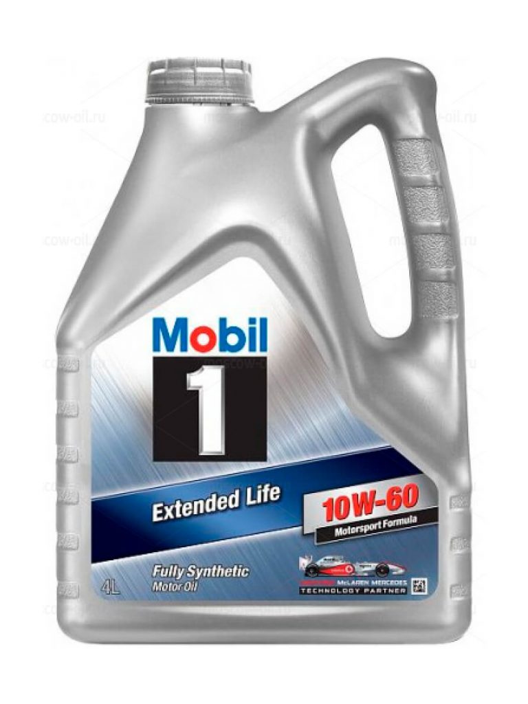 Моторное масло Mobil 1 Extended Life 10W-60 — оптом