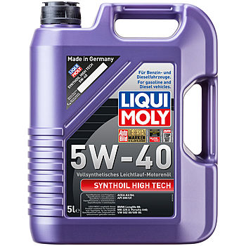 Масло моторное Liqui Moly Synthoil High Tech 5/40 API SM (5 л.) — оптом