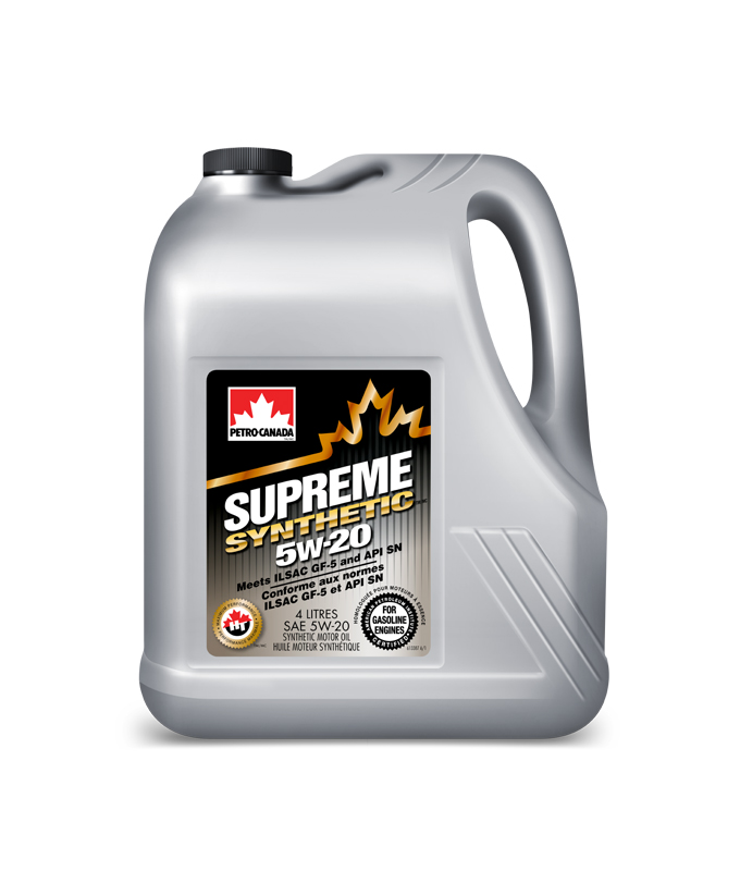 Масло моторное Petro Canada Supreme Synthetic 5/20 API SN/CF (4 л.) — оптом