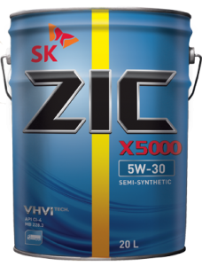 Масло моторное ZIC X5000 5/30 API CI-4 (20 л.)