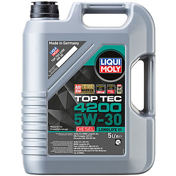 Масло моторное Liqui Moly Top Tec 4200 Diesel 5/30 API CF ACEA C3 (5 л.) — оптом
