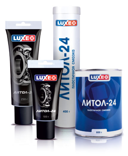 Смазка антифрикционная многоцелевая водостойкая Luxe Литол-24 (9,5 кг.) — оптом