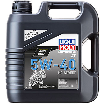 Масло моторное Liqui Moly Motorbike 4T HC Street 5/40 API SN Plus (4 л.) — оптом