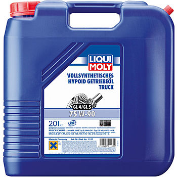 Масло трансмиссионное Liqui Moly Vollsynthetisches Hypoid Getriebeoil Truck 75/90 API GL4/GL5 (20л.) — оптом