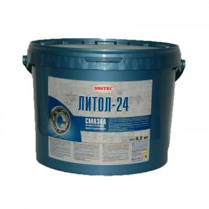 Смазка антифрикционная водостойкая Sintec Литол 24 (5 кг.)