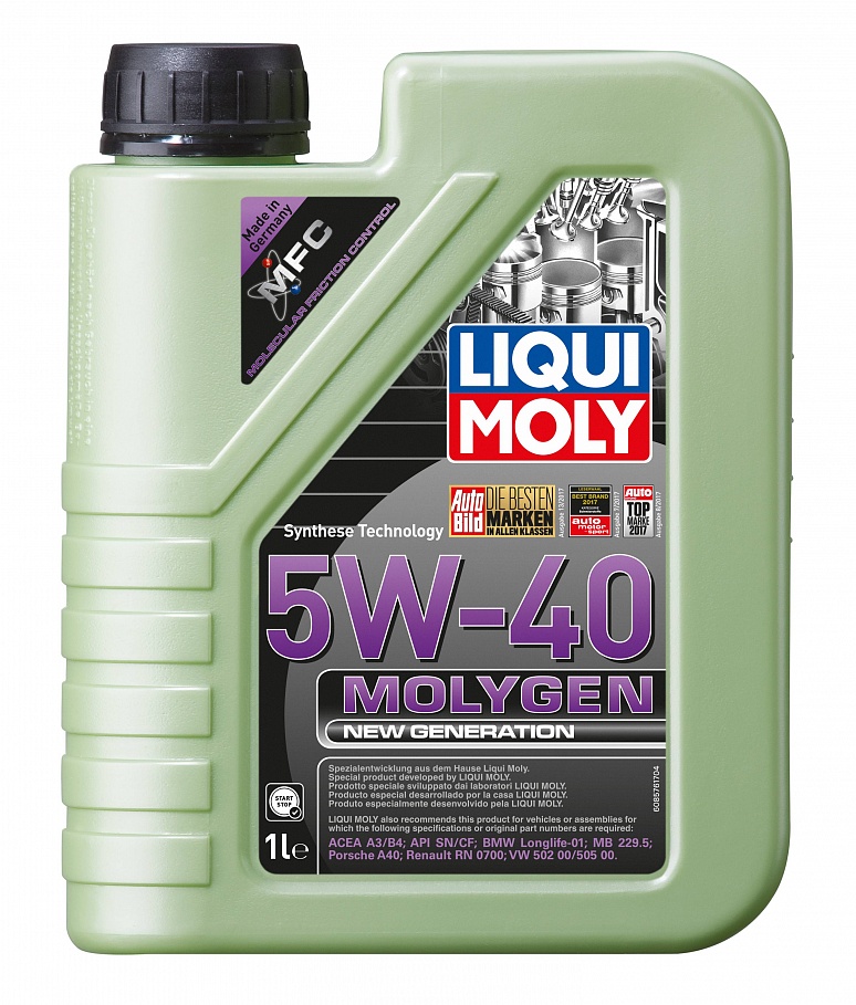 Масло моторное Liqui Moly Molygen New Generation 5/40 API SN/CF (1 л.) — оптом