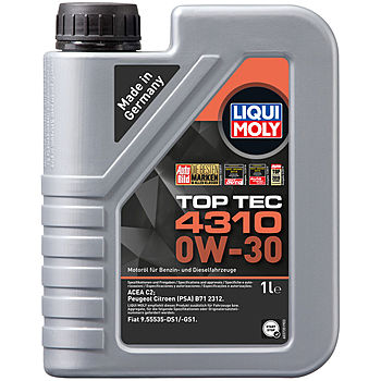 Масло моторное Liqui Moly Top Tec 4310 0/30 ACEA C2 (1 л.) — оптом