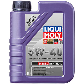Масло моторное Liqui Moly Diesel Synthoil 5/40 API CF ACEA A3/B4 (1 л.) — оптом
