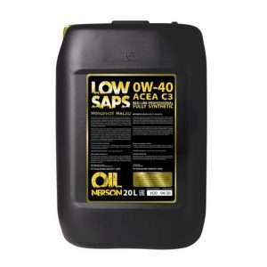Масло моторное Nerson Red Line Professional С3 Fully Synthetic 0/40 API SN/CF (20 л.)