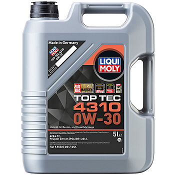 Масло моторное Liqui Moly Top Tec 4310 0/30 ACEA C2 (5 л.) — оптом