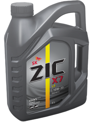 Масло моторное ZIC X7 LS 10/30 API SM/CF (4 л.) — оптом