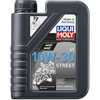 Масло моторное Liqui Moly Motorbike 4T Street 10/30 API SN Plus (1 л.) — оптом