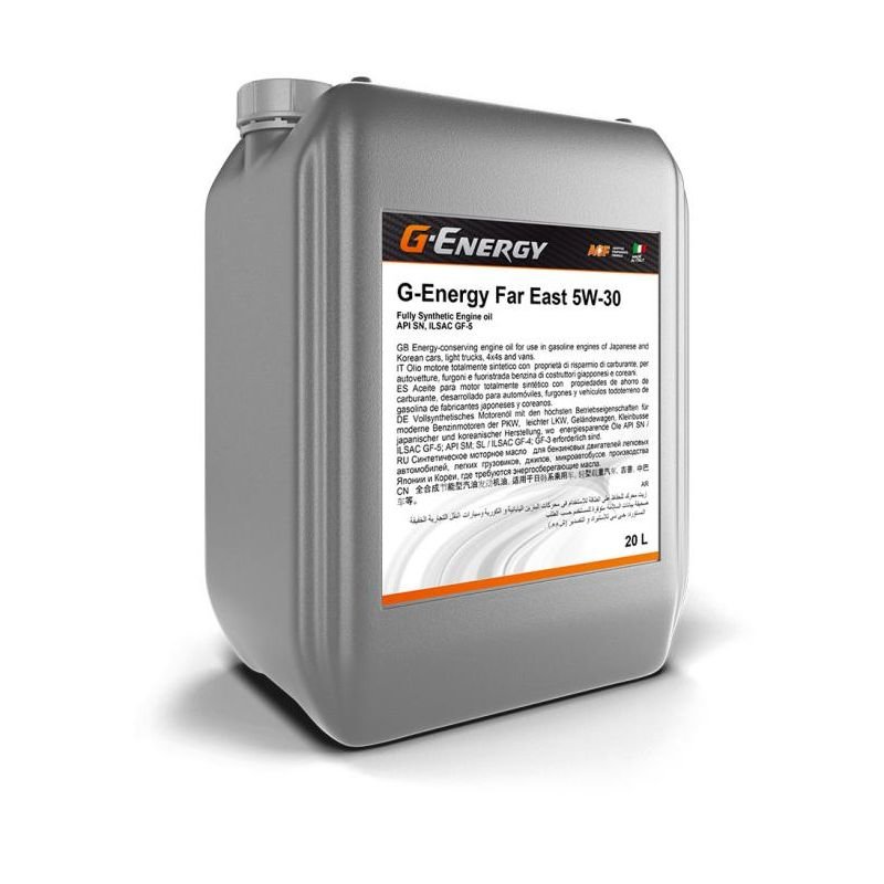 Масло моторное Gazpromneft G-Energy Far East 5/30 API SN ILSAC GF-5 (17,3 кг, 20 л.) — оптом