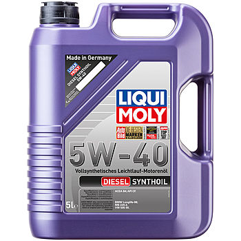 Масло моторное Liqui Moly Diesel Synthoil 5/40 API CF ACEA A3/B4 (5 л.) — оптом