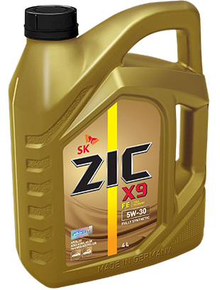 Масло моторное ZIC X9 FE 5/30 API SL/CF (4 л.) — оптом