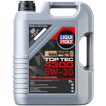 Масло моторное Liqui Moly Top Tec 4300 5/30 ACEA C2 (5 л.) — оптом