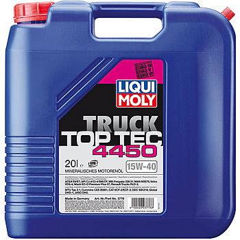 Масло моторное Liqui Moly Top Tec Truck 4450 15/40 API CK-4/SN (20 л.) — оптом
