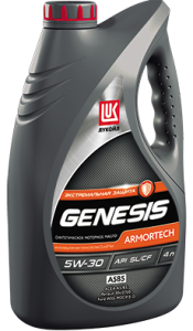 Масло моторное Лукойл GENESIS ARMORTECH A5/B5 5/30 API SL/CF (5 л.)