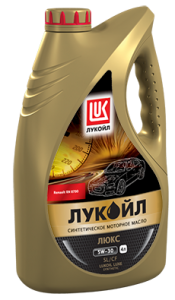 Масло моторное Лукойл ЛЮКС синтетическое 5/30 API SL/CF (1 л.)