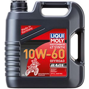 Масло моторное Liqui Moly Motorbike 4T Synth Offroad Race 10/60 API SN Plus (4 л.)