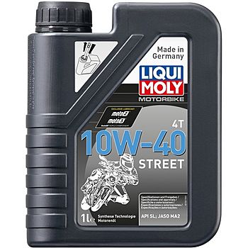 Масло моторное Liqui Moly Motorbike 4T Street 10/40 API SN Plus (1 л.) — оптом