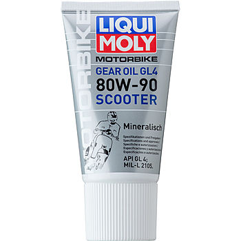 Масло трансмиссионное Liqui Moly Motorbike Gear Oil Scooter 80/90 API GL-4 (0,15 л.) — оптом