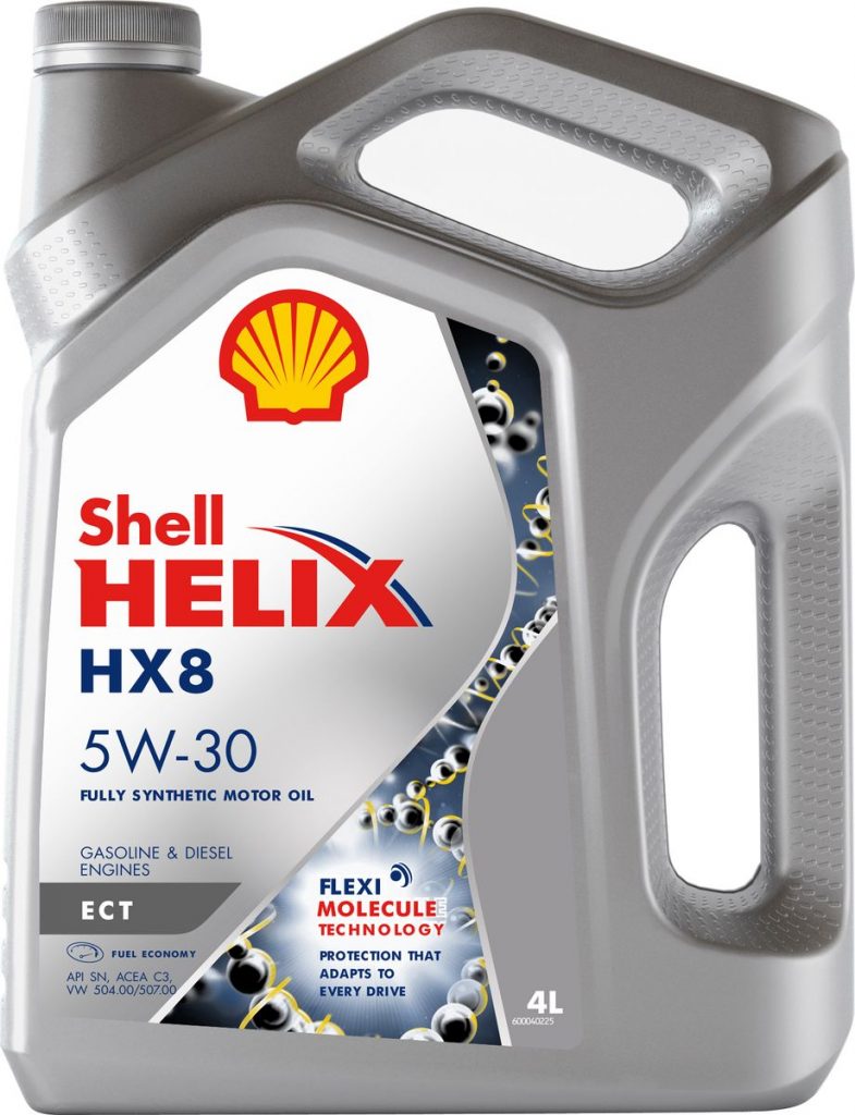 Масло моторное Shell Helix HX8 ECT 5/30 API SN ACEA C3 (4 л.) — оптом