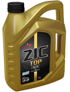 Масло моторное ZIC TOP 0/40 API SN ACEA A3/B4 (4 л.)