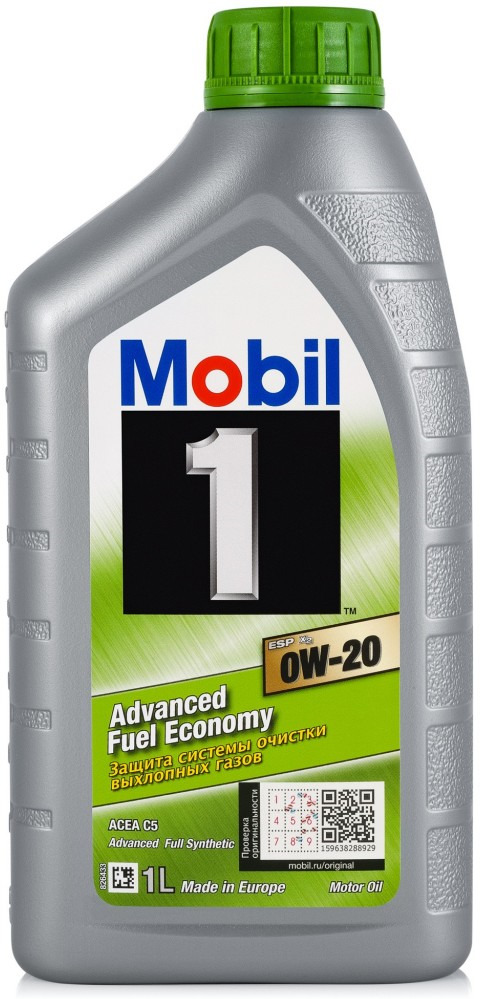 Масло моторное Mobil 1 ESP x2 0/20 API SN (1 л.) — оптом
