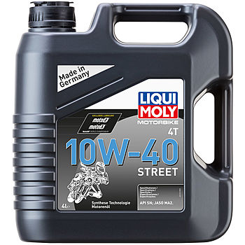 Масло моторное Liqui Moly Motorbike 4T Street 10/40 API SN Plus (4 л.) — оптом