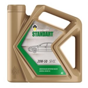 Масло моторное Роснефть Standart 20/50 API SF/CC (4 л.)
