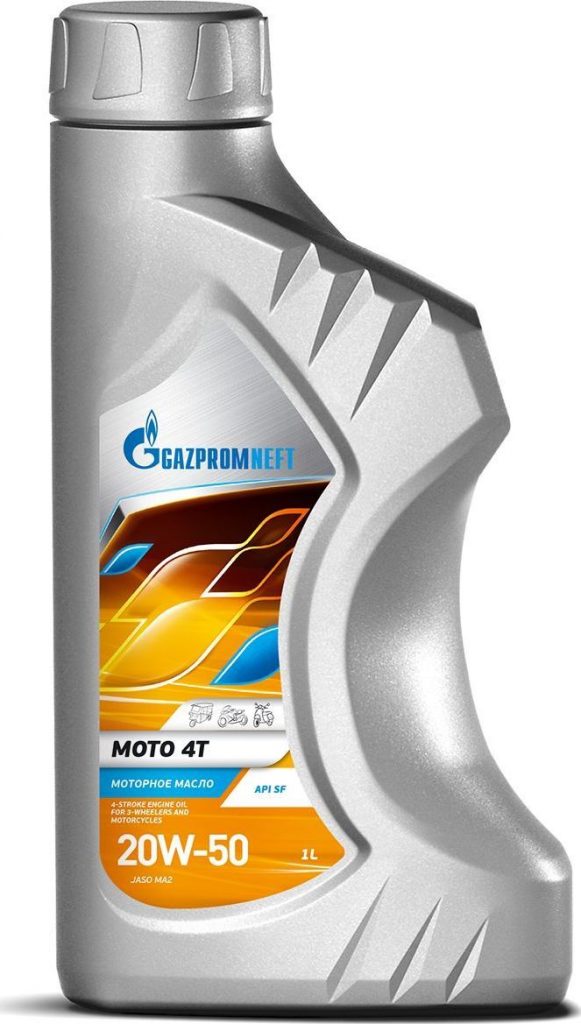 Масло моторное Gazpromneft Moto 4T 20/50 API SF (0,71 кг, 0,8 л.) — оптом