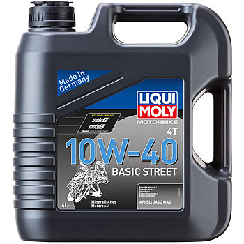 Масло моторное Liqui Moly Motorbike 4T Basic Street 10/40 API SN Plus (4 л.) — оптом