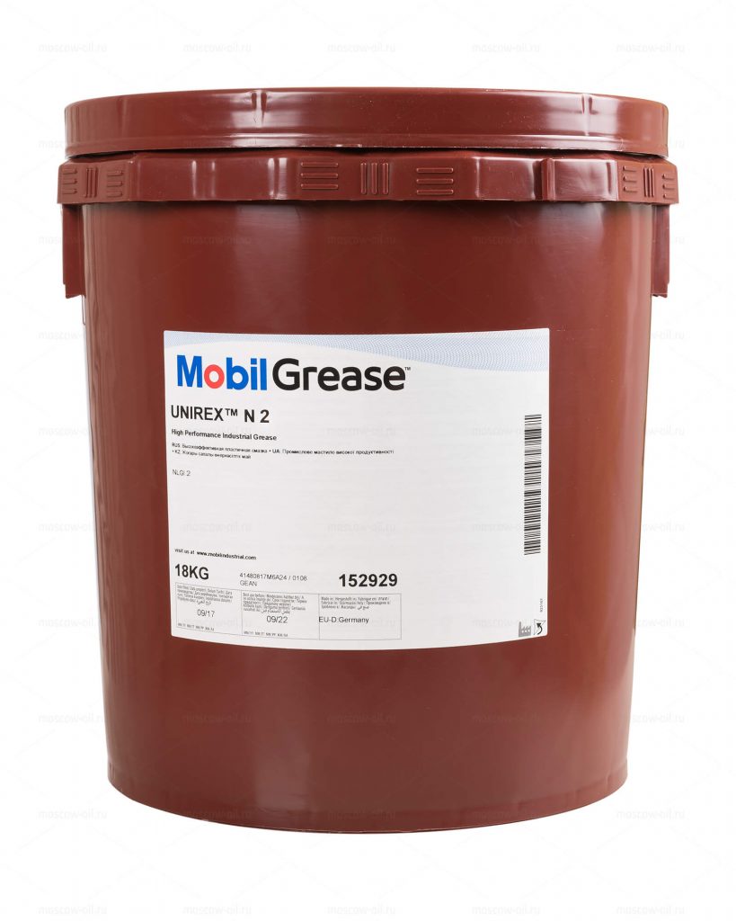 Пластичная смазка Mobil Unirex N 2 — оптом