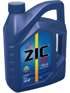Масло моторное ZIC X5 Diesel 10/40 API CI-4/SL (4 л.)