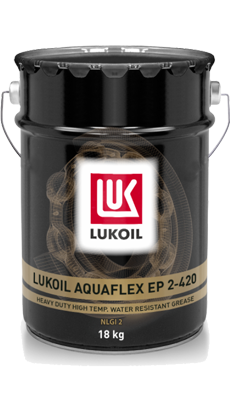 Смазка специальная водостойкая высокотемпературная Лукойл АКВАФЛЕКС EP 2-420 (18 кг, 20 л.) — оптом