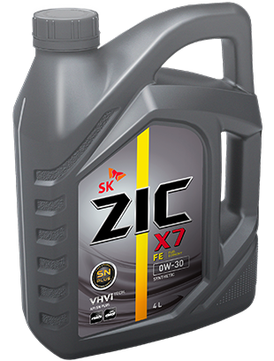 Масло моторное ZIC X7 FE 0/30 API SN-RC (4 л.) — оптом