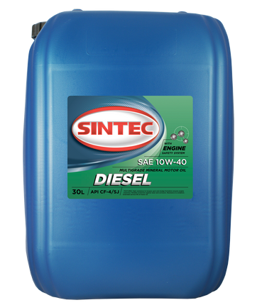 Масло моторное Sintoil/Sintec Diesel 10/40 API CF-4/CF/SJ (180 кг, 216,5 л.) — оптом
