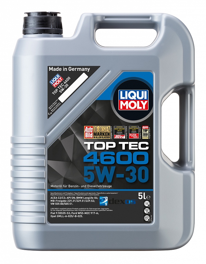 Масло моторное Liqui Moly Top Tec 4600 5/30 API SN/CF (5 л.) — оптом