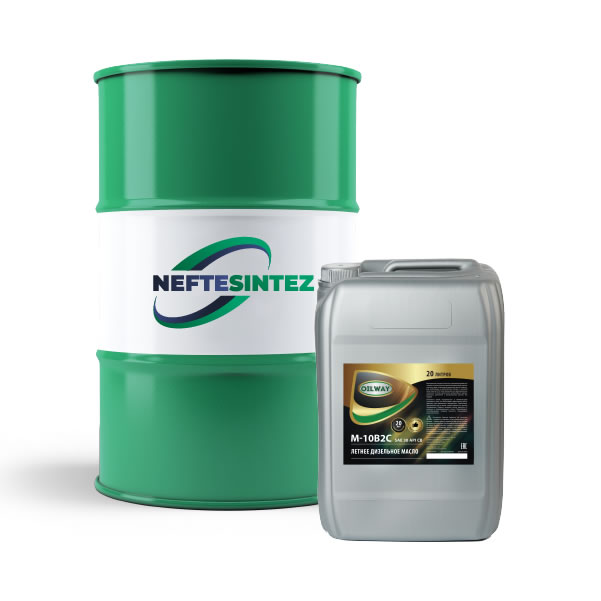 Масло моторное Нефтесинтез М10В2С SAE 30 API CB (180 кг, 216,5 л.) — оптом