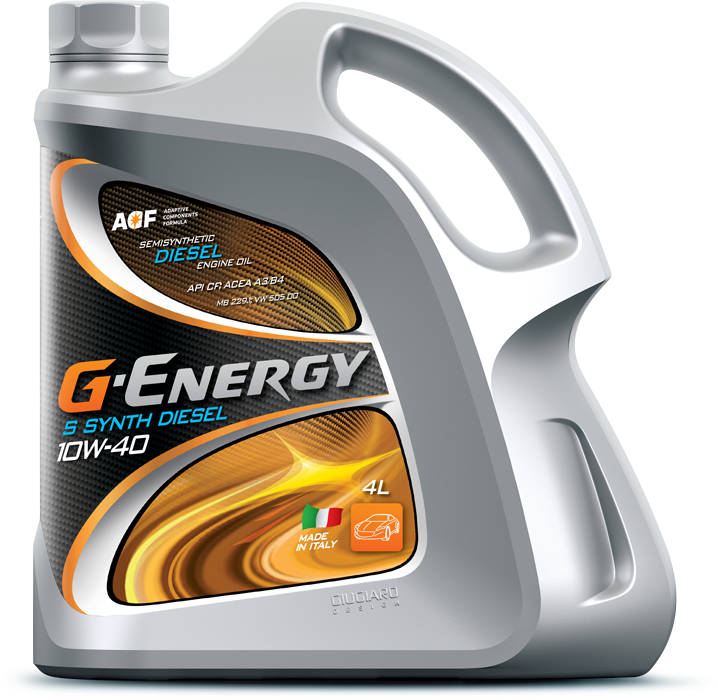 Масло моторное Gazpromneft G-Energy S Synth Diesel 10/40 API CF ACEA A3/B4 (3,47 кг, 4 л.) — оптом