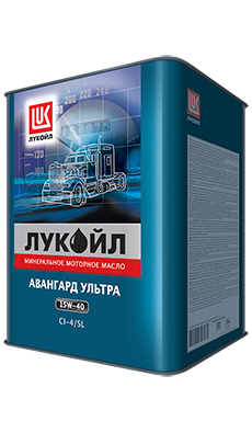 Масло моторное Лукойл АВАНГАРД УЛЬТРА 15/40 API CI-4/SL (18 л.) — оптом